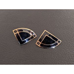 Retro triangle earrings